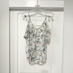Sienna Sky White Floral Off-Shoulder Blouse